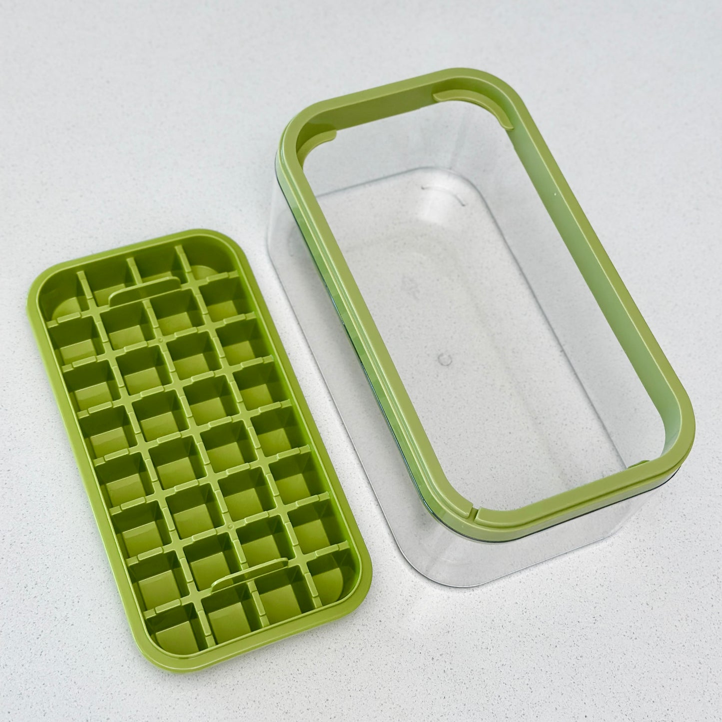 Ice Cube Tray, Bin and Lid