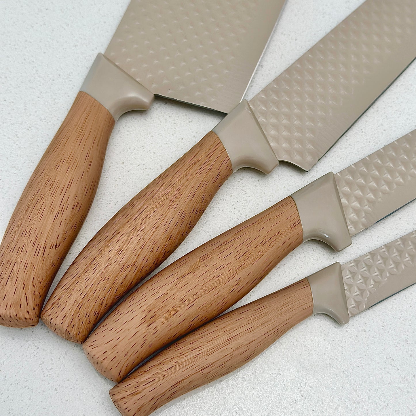 Khaki 6-Piece Chef Knife Set