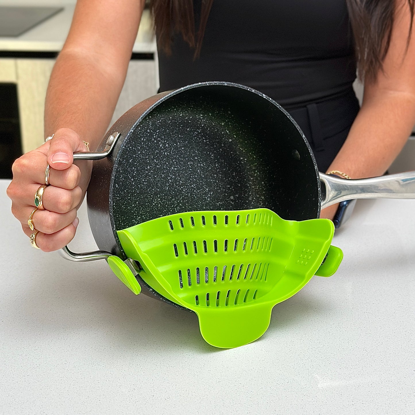 Silicone Clip-On-Colander